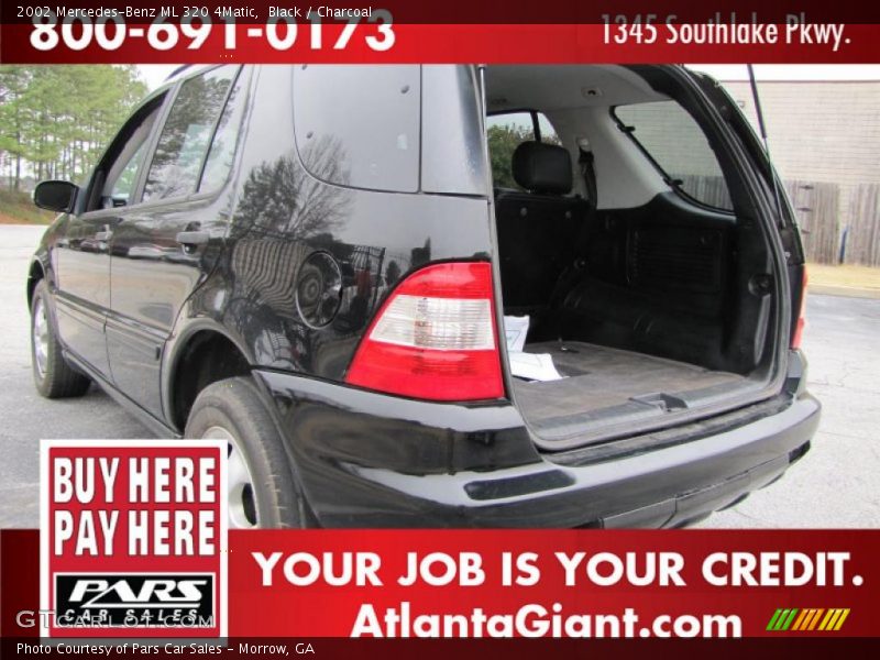 Black / Charcoal 2002 Mercedes-Benz ML 320 4Matic