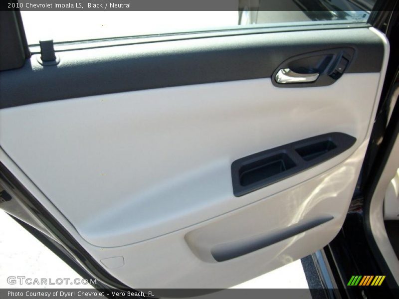 Black / Neutral 2010 Chevrolet Impala LS