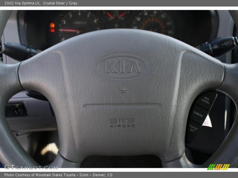 Crystal Silver / Gray 2002 Kia Optima LX
