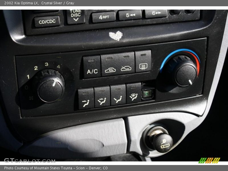 Crystal Silver / Gray 2002 Kia Optima LX