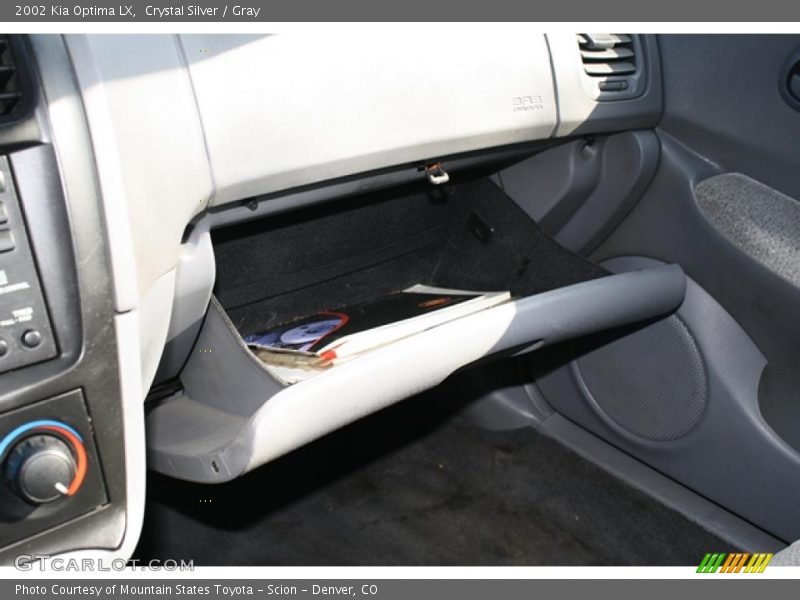 Crystal Silver / Gray 2002 Kia Optima LX