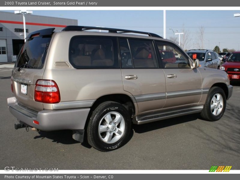 Sonora Gold Pearl / Ivory 2003 Toyota Land Cruiser