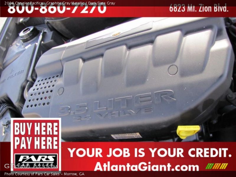 Graphite Gray Metallic / Dark Slate Gray 2004 Chrysler Pacifica