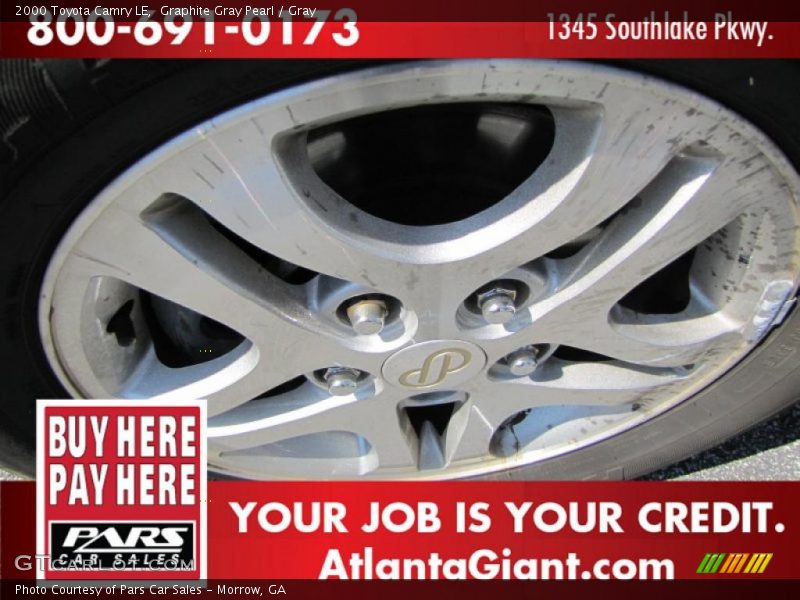 Graphite Gray Pearl / Gray 2000 Toyota Camry LE