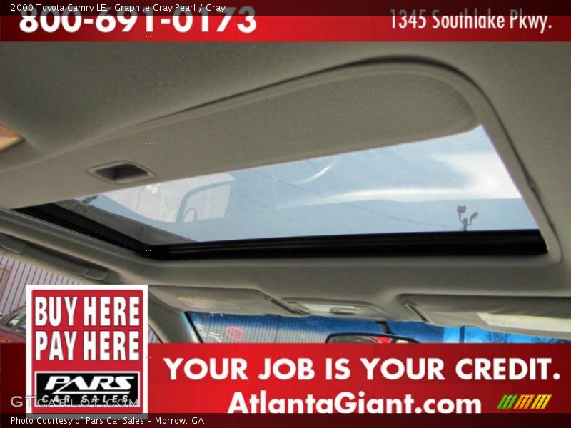 Graphite Gray Pearl / Gray 2000 Toyota Camry LE