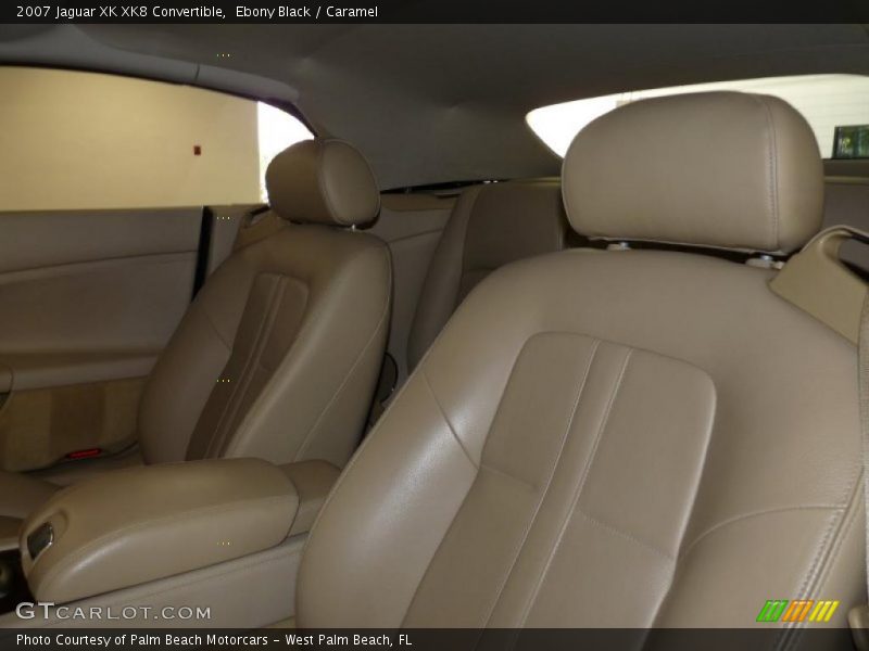 Ebony Black / Caramel 2007 Jaguar XK XK8 Convertible