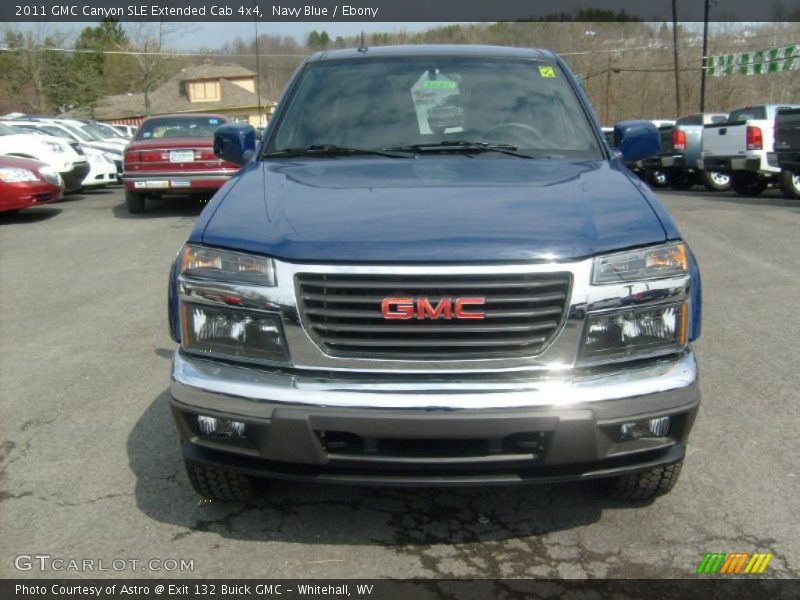 Navy Blue / Ebony 2011 GMC Canyon SLE Extended Cab 4x4