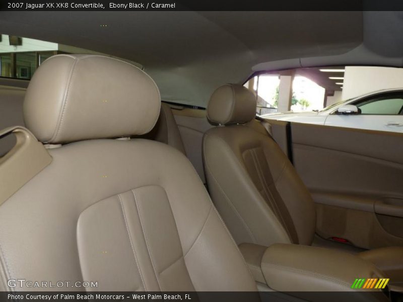 Ebony Black / Caramel 2007 Jaguar XK XK8 Convertible