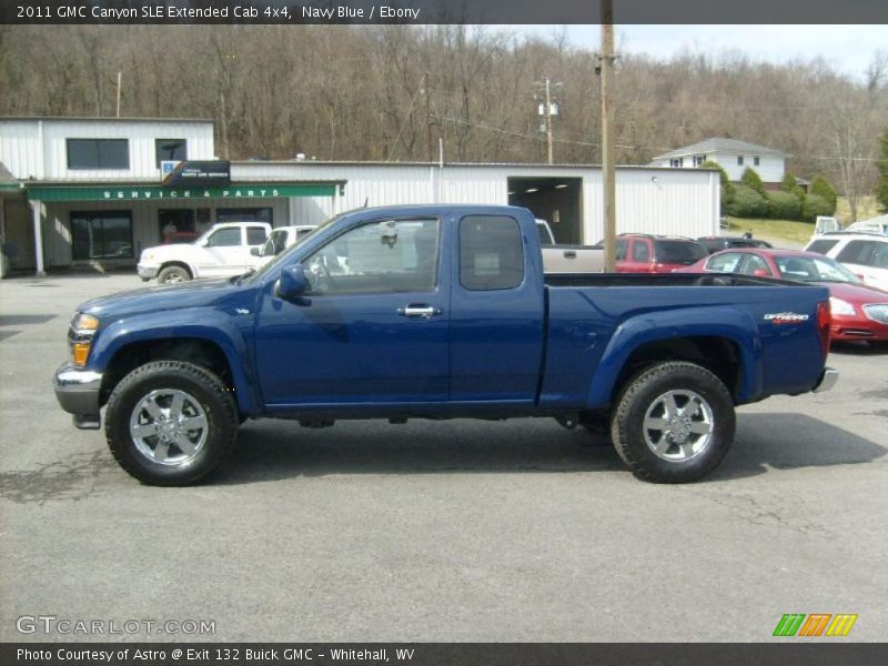  2011 Canyon SLE Extended Cab 4x4 Navy Blue