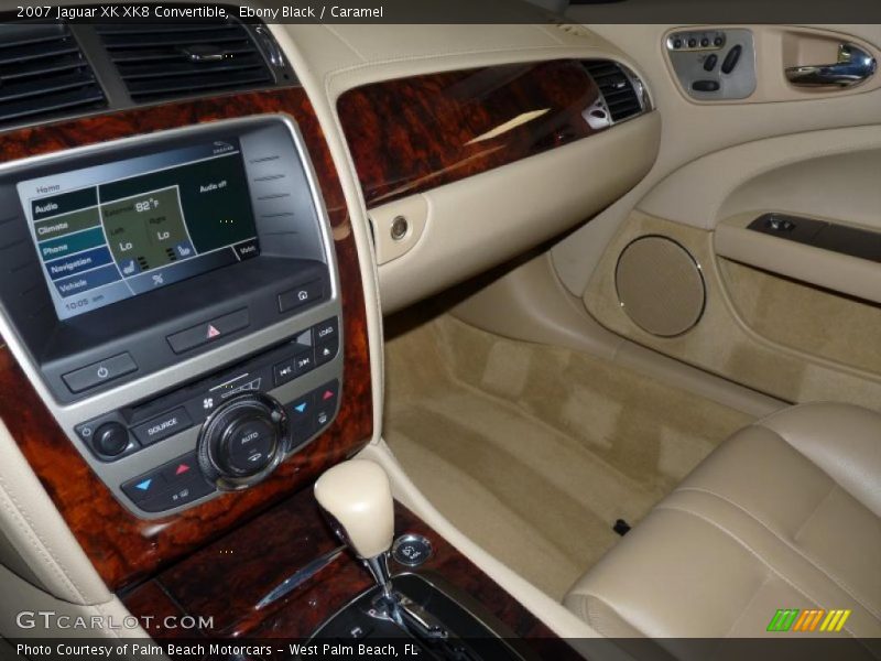 Ebony Black / Caramel 2007 Jaguar XK XK8 Convertible