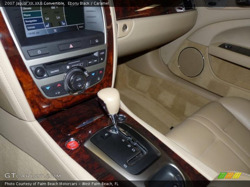 Ebony Black / Caramel 2007 Jaguar XK XK8 Convertible