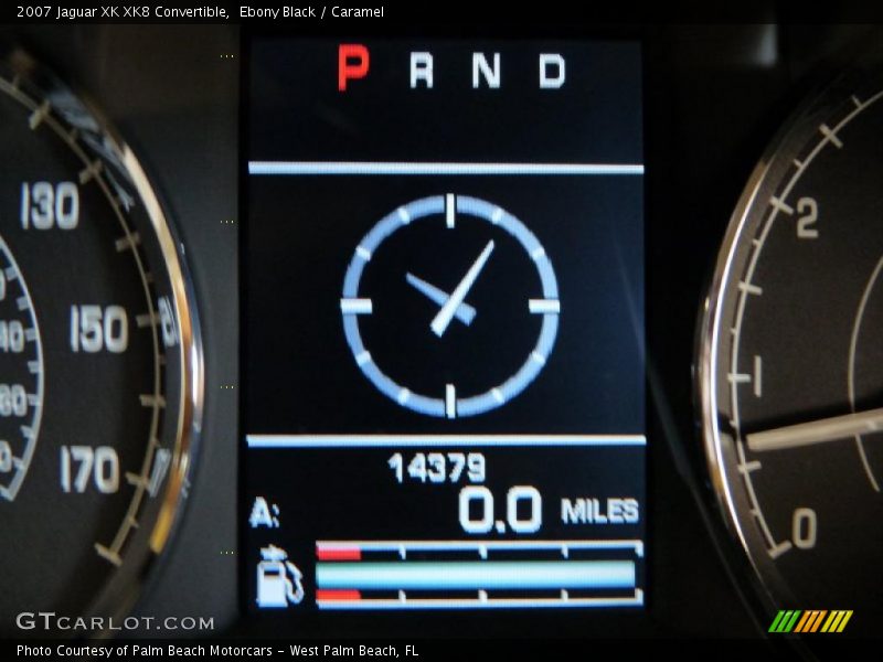 Ebony Black / Caramel 2007 Jaguar XK XK8 Convertible