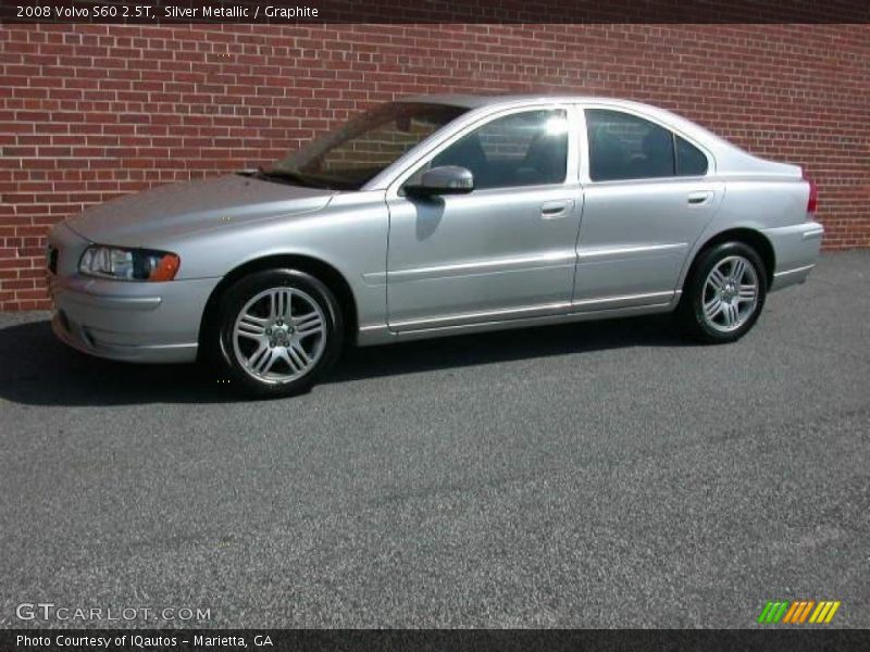 Silver Metallic / Graphite 2008 Volvo S60 2.5T