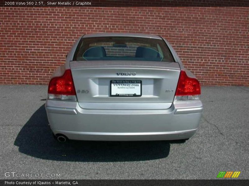 Silver Metallic / Graphite 2008 Volvo S60 2.5T