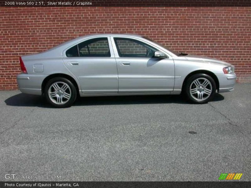 Silver Metallic / Graphite 2008 Volvo S60 2.5T