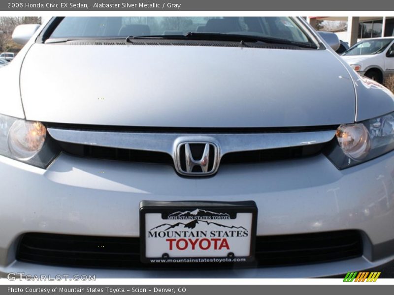 Alabaster Silver Metallic / Gray 2006 Honda Civic EX Sedan