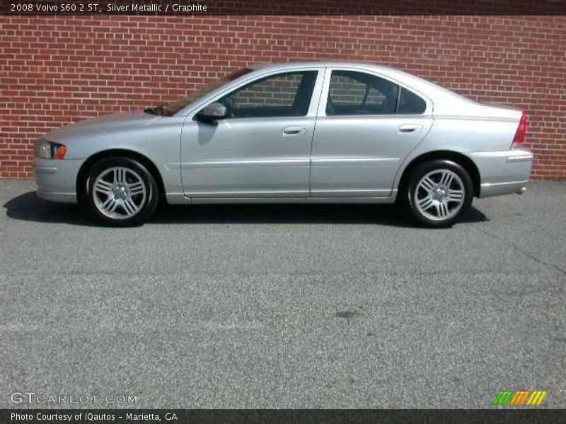 Silver Metallic / Graphite 2008 Volvo S60 2.5T