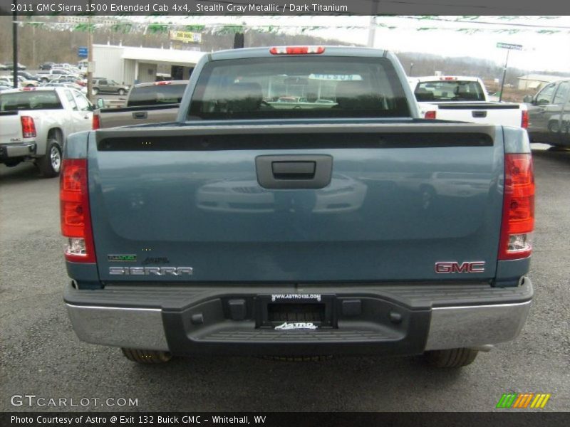 Stealth Gray Metallic / Dark Titanium 2011 GMC Sierra 1500 Extended Cab 4x4