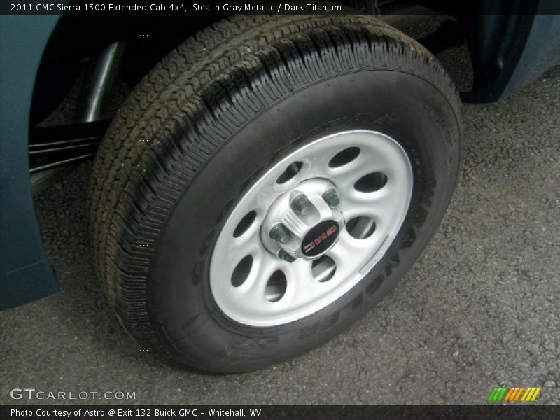Stealth Gray Metallic / Dark Titanium 2011 GMC Sierra 1500 Extended Cab 4x4