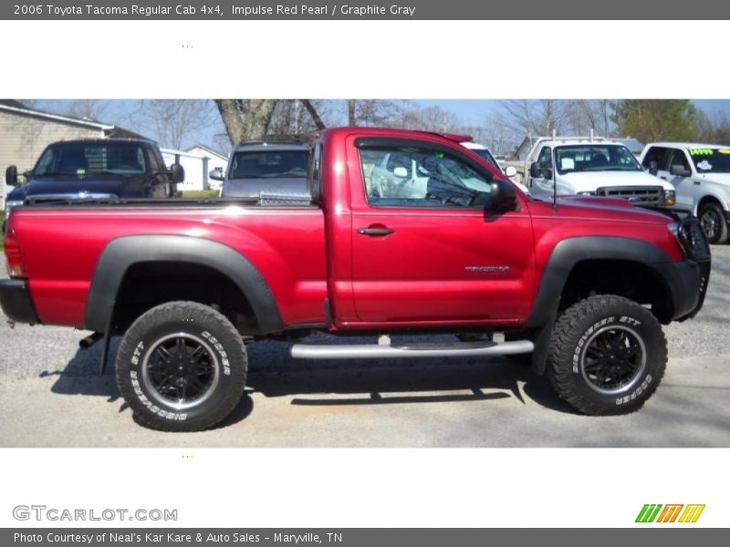 Impulse Red Pearl / Graphite Gray 2006 Toyota Tacoma Regular Cab 4x4
