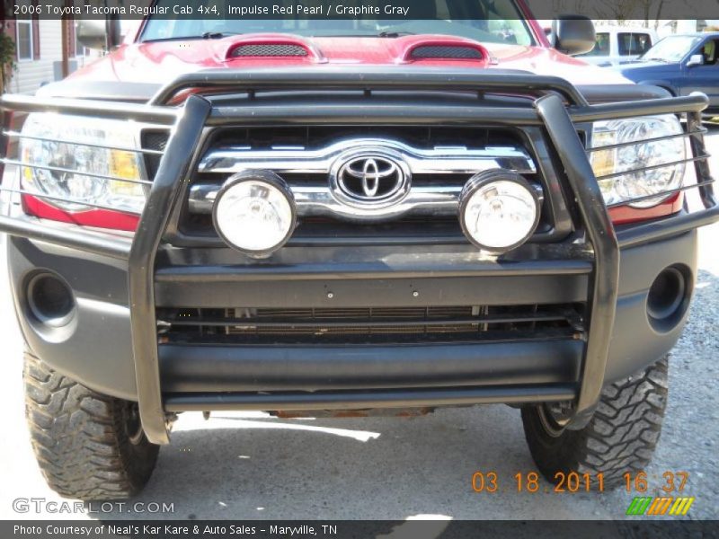 Impulse Red Pearl / Graphite Gray 2006 Toyota Tacoma Regular Cab 4x4