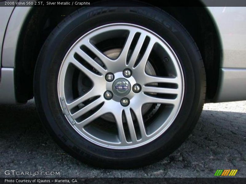 Silver Metallic / Graphite 2008 Volvo S60 2.5T