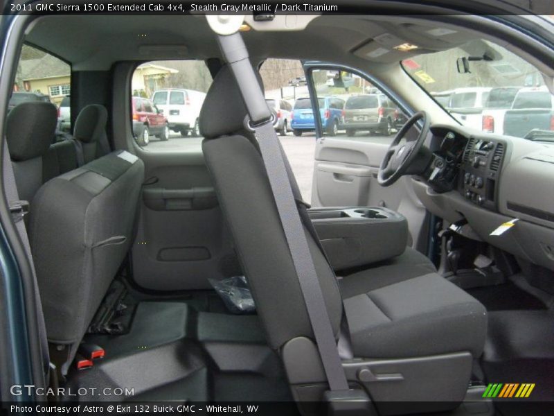 Stealth Gray Metallic / Dark Titanium 2011 GMC Sierra 1500 Extended Cab 4x4