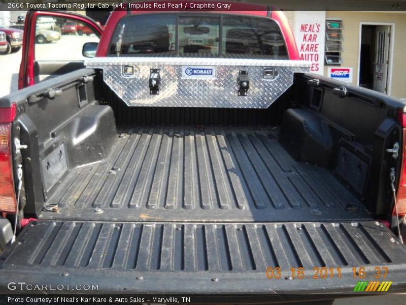 Impulse Red Pearl / Graphite Gray 2006 Toyota Tacoma Regular Cab 4x4