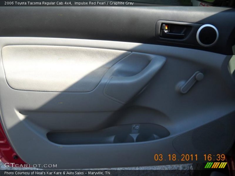 Impulse Red Pearl / Graphite Gray 2006 Toyota Tacoma Regular Cab 4x4