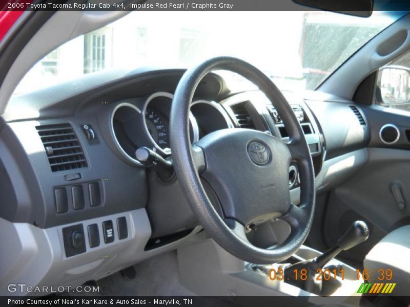 Impulse Red Pearl / Graphite Gray 2006 Toyota Tacoma Regular Cab 4x4