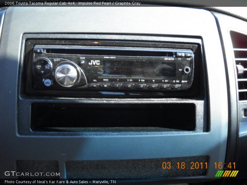 Impulse Red Pearl / Graphite Gray 2006 Toyota Tacoma Regular Cab 4x4