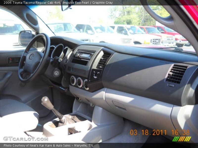 Impulse Red Pearl / Graphite Gray 2006 Toyota Tacoma Regular Cab 4x4