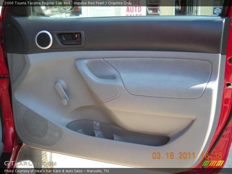 Impulse Red Pearl / Graphite Gray 2006 Toyota Tacoma Regular Cab 4x4