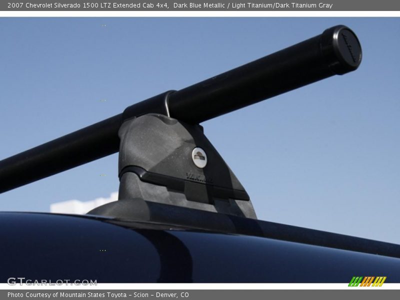 Dark Blue Metallic / Light Titanium/Dark Titanium Gray 2007 Chevrolet Silverado 1500 LTZ Extended Cab 4x4