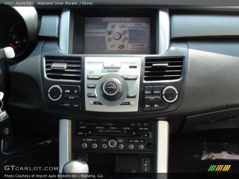 Alabaster Silver Metallic / Ebony 2007 Acura RDX