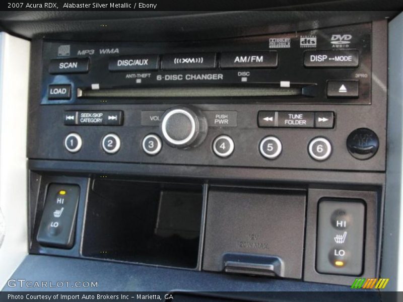 Alabaster Silver Metallic / Ebony 2007 Acura RDX