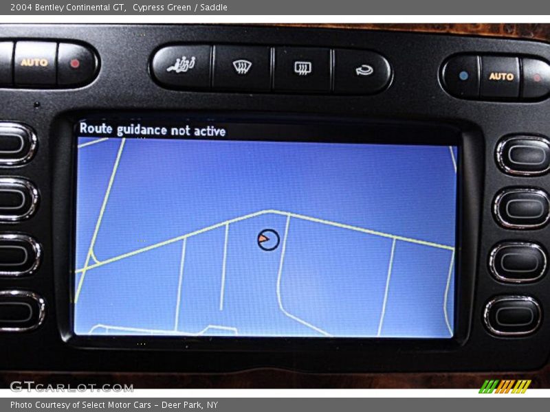 Navigation of 2004 Continental GT 