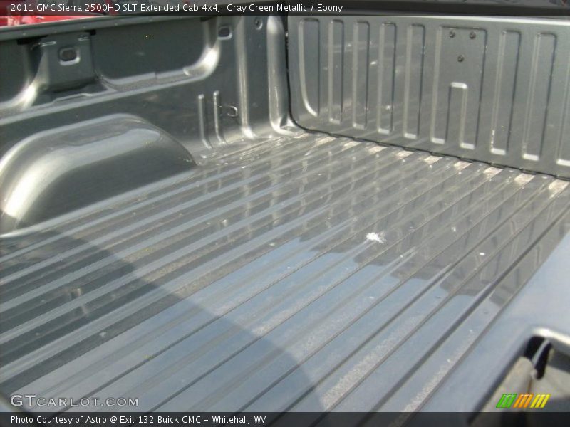 Gray Green Metallic / Ebony 2011 GMC Sierra 2500HD SLT Extended Cab 4x4