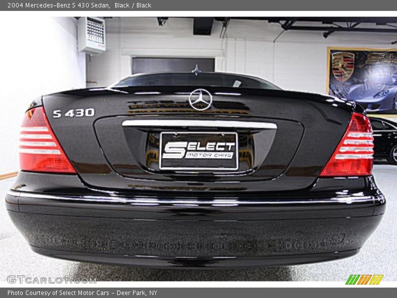 Black / Black 2004 Mercedes-Benz S 430 Sedan