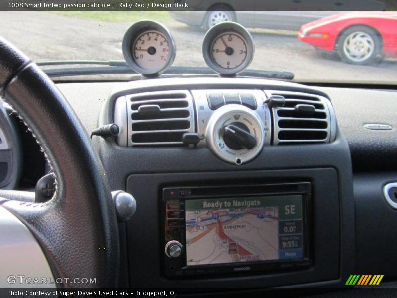 Rally Red / Design Black 2008 Smart fortwo passion cabriolet