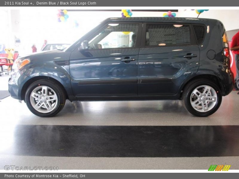 Denim Blue / Black Soul Logo Cloth 2011 Kia Soul +