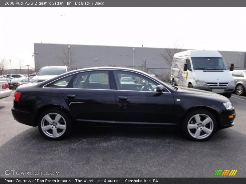 Brilliant Black / Black 2008 Audi A6 3.2 quattro Sedan