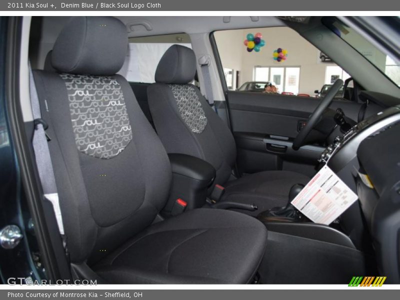Denim Blue / Black Soul Logo Cloth 2011 Kia Soul +