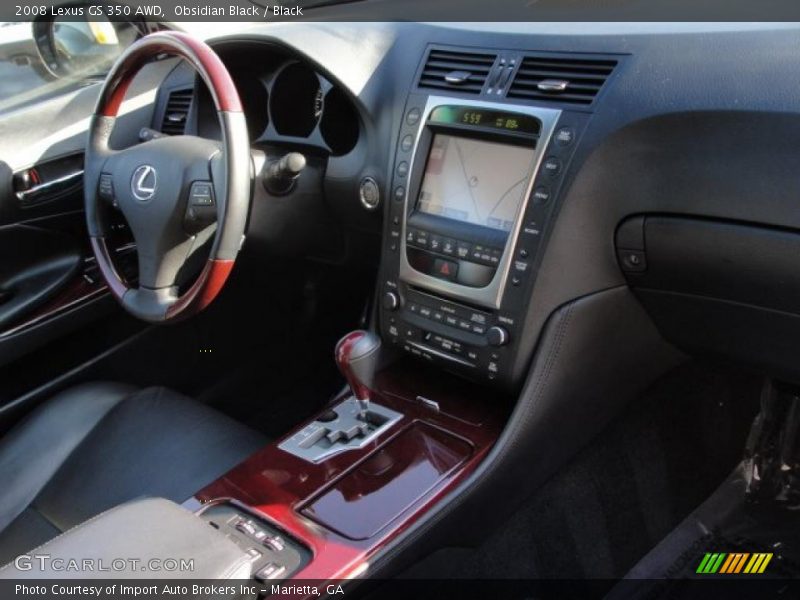 Obsidian Black / Black 2008 Lexus GS 350 AWD