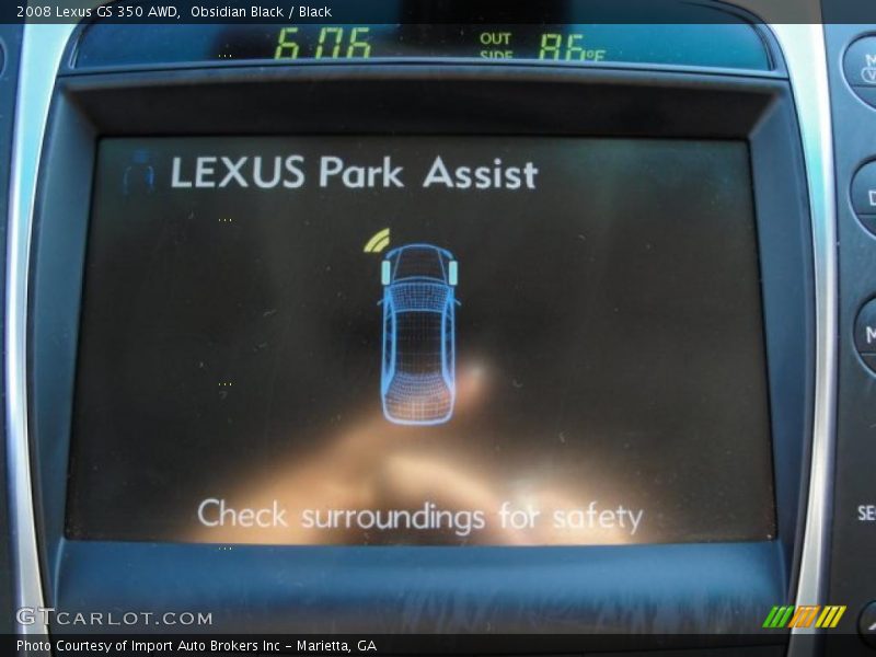 Obsidian Black / Black 2008 Lexus GS 350 AWD