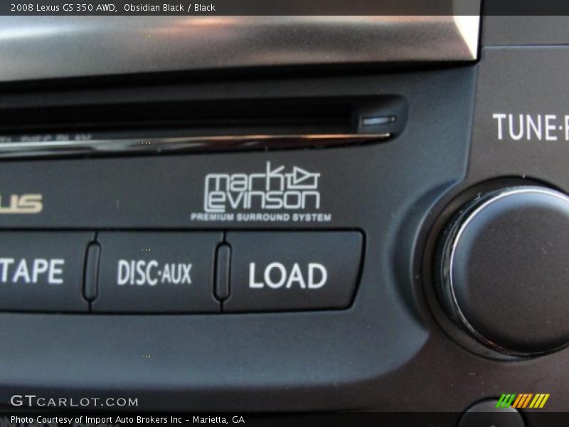 Obsidian Black / Black 2008 Lexus GS 350 AWD