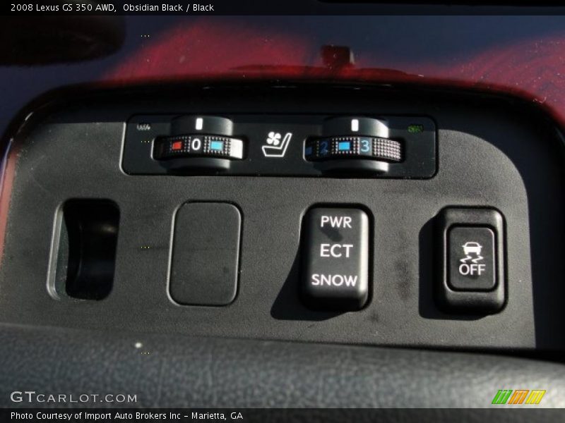 Obsidian Black / Black 2008 Lexus GS 350 AWD