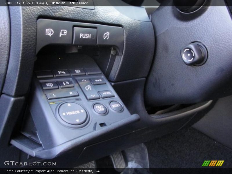 Obsidian Black / Black 2008 Lexus GS 350 AWD