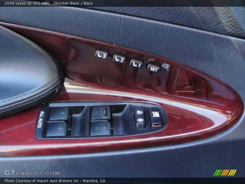 Obsidian Black / Black 2008 Lexus GS 350 AWD