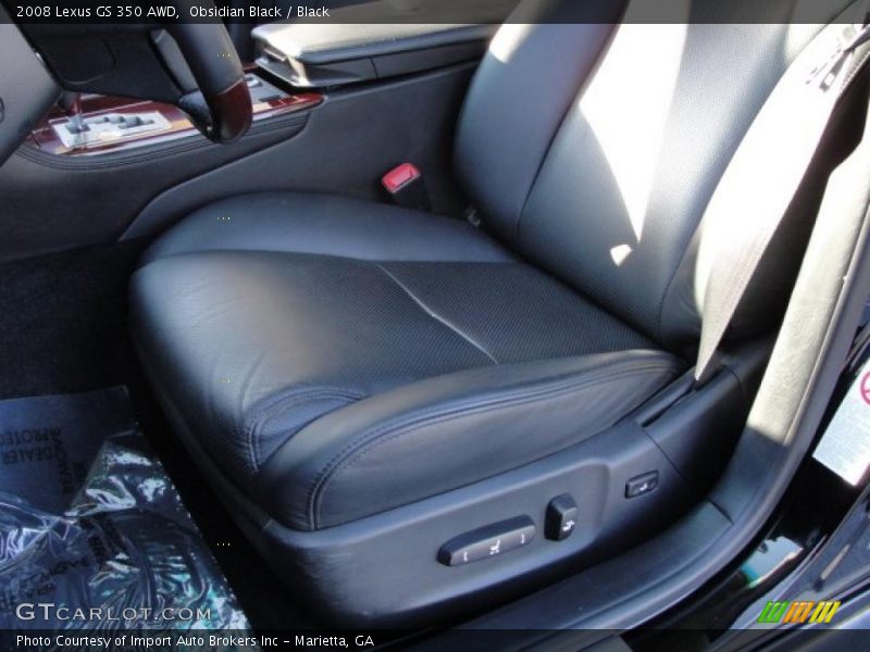 Obsidian Black / Black 2008 Lexus GS 350 AWD